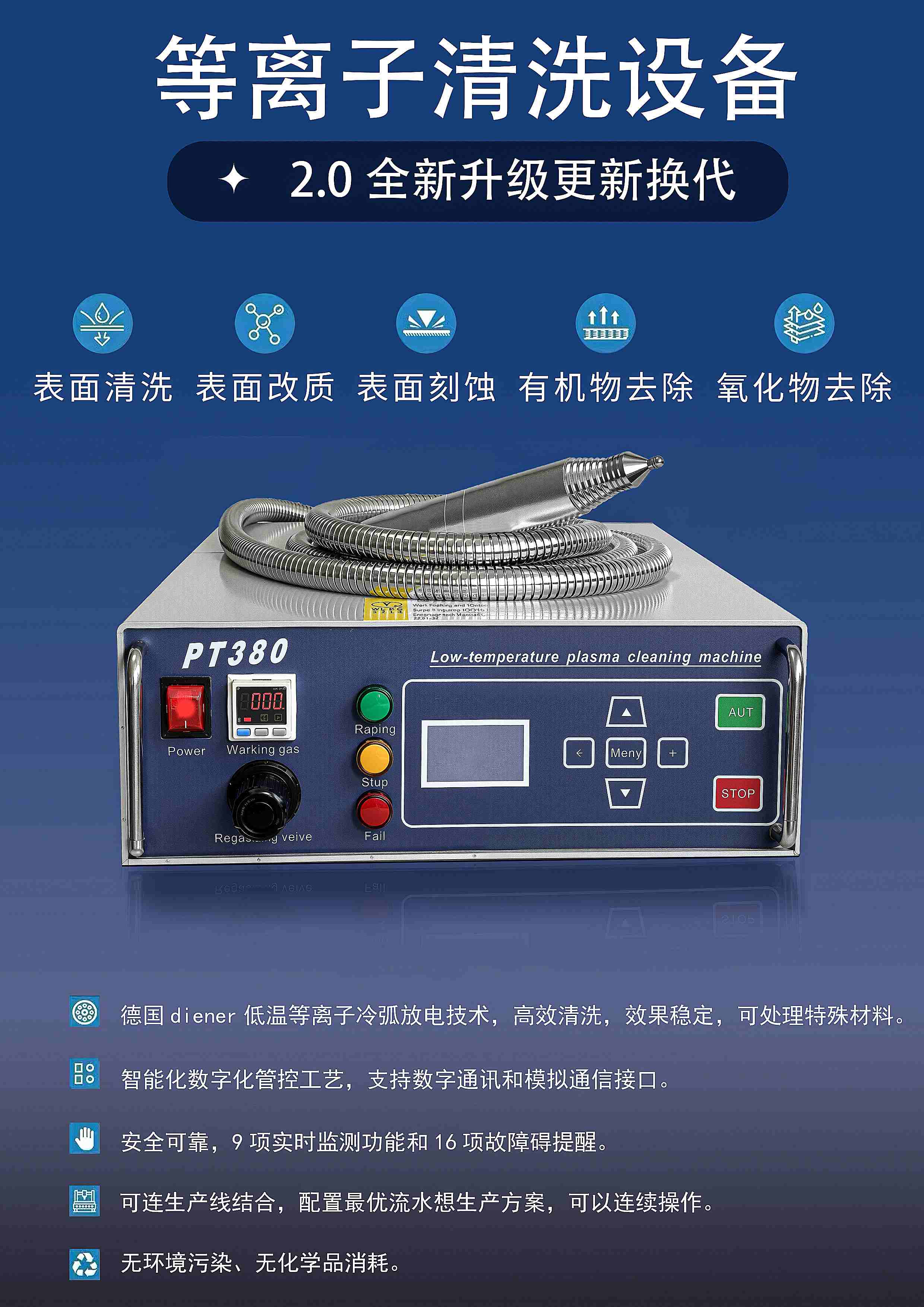 低温大气等离子处理机PT-380